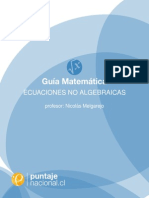 Ecuaciones No Algebraicas