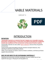 Sustainable Materials: Group 4