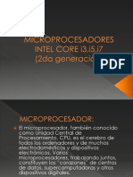 Microprocesadores Intel Core I3, I5, I7