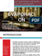 Diapositivas de Evaporacion