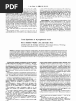 Total Synthesis of Mycophenolic Acid: Am. Chem