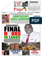 Compulsory Ebola Measures: Frontpage