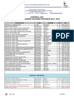 SC Control List - 2014-2015 - Updated