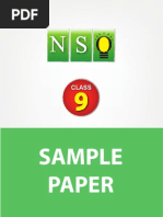 Class 9 Nso 5 Years Sample Paper