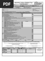 Monthly Value-Added Tax Declaration: Kawanihan NG Rentas Internas