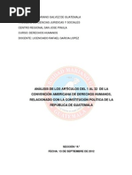 Análisis Convención DH Vrs CPRG, Sección A