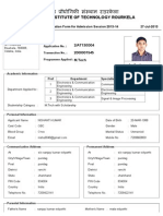 PG Application Form