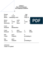 Chapter 1-Basic Word Structure - Language of Medicine