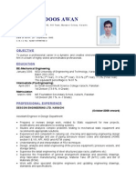 Awan's CV (03 June 2009)