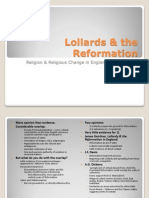 Lollards, The Reformation