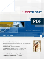 Secutronic Group Presentation