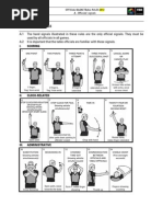 FIBA Officiating Signals