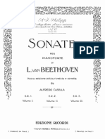 Sheet Music of The Beethoven Piano Sonata No 17, Opus 312 Tempest III