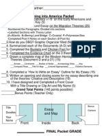 Coming Into America Lesson Plan 2