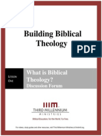 Building Biblical Theology - Lesson 1 - Study Guide