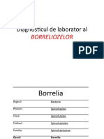 Diagnosticul de Laborator Al: Borreliozelor