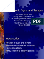 Odontogenic Tumors 2002 02 Slides