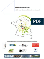 Actes Quel Avenir Pour La Filiere Des Plantes Medicinales en France