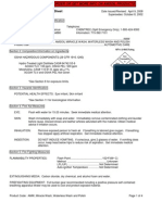 AMSOIL Material Safety Data Sheet: Nfpa & Hmis Rating