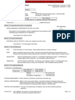 AMSOIL Material Safety Data Sheet: Nfpa & Hmis Rating