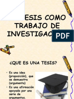 La Tesis - Investigacion