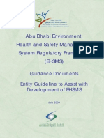 AD EHSMS Guideline - Entity Guideline To Assist With Development of EHSMS Latest