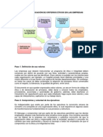 Pasos para La Aplicación de Criterios Éticos en Las Empresas