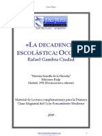 Rafael Gambra Ciudad - La Decadencia Escolástica, Occam