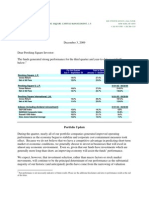 Pershing Square Third Quarter Investor Letter