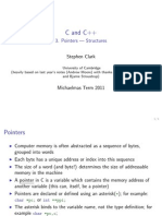 C and C++: 3. Pointers - Structures