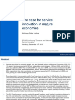 1 The Case For Service Innovation in Advanced Economies - Dr. Jan Mischke