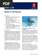 Oil in Water Sensor