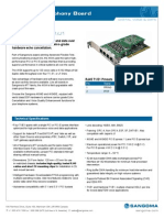 Sangoma A104 Quad Voice and Data Card Datasheet