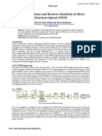 Spectral Efficiency and Receiver Sensitivity in Direct Detection Optical-OFDM