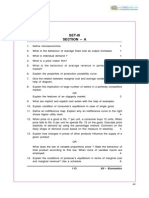 Set-Iii Section - A: XII - Economics