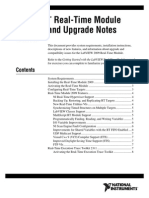 LabVIEW Real-Time Module Release Note