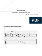 Jazz-Fusion Licks - Pentatonic Expansion