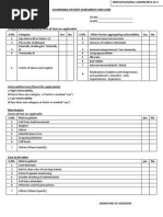 Fall Risk Assessment Tool-Vulnerable Patient's Policy