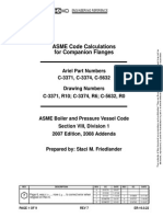 ASME Code Calculations For Companion Flanges