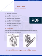 Worm Gear Calculation