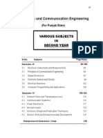 Electronics and Communication Engineering: Various Subjects IN Second Year