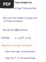 We Use A Multitape Turing Machine