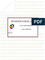 Initiation Excel 2007