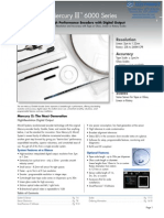 MicroESystems MercuryII6000 DataSheet