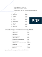 Cost Breakdown