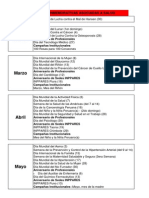 Calendario de Salud