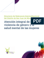 Directorio de Referencia Interinstitucional Del Distrito de San Juan de Miraflores