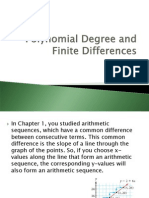 Polynomial Degree and Finite Differences