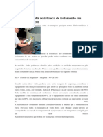 Aprenda A Medir Resistencia de Isolamento em Motores Eletricos