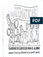 Problemario-5° - Matematicas Junio 2012 PDF